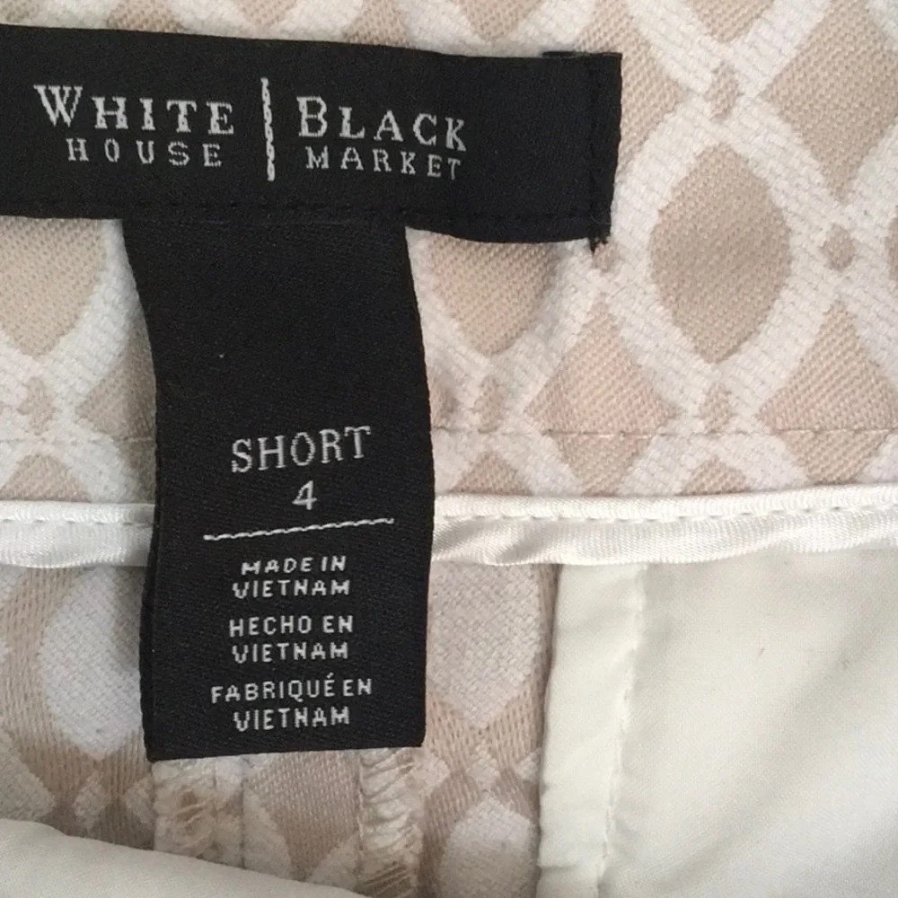 WHBM Patterned Shorts Size 4 - Picture 5 of 6